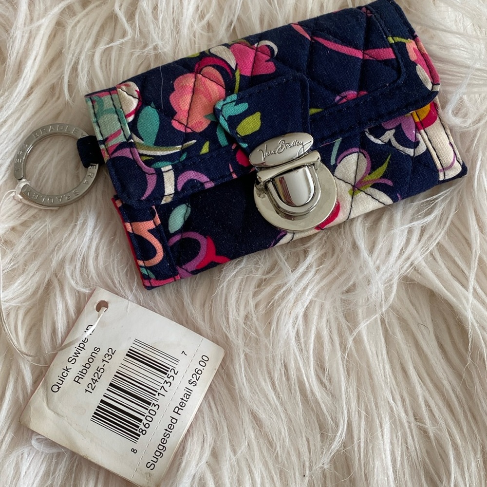 NEW Vera Bradley key/ID holder